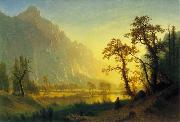 Albert Bierstadt, Sunrise, Yosemite Valley
